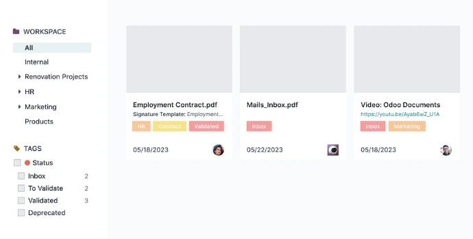 Organisation simplifier des produits administratifs et digitales