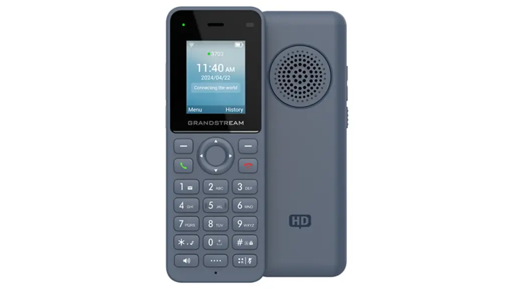 POSTE IP WIFI 6 128x160 (1.77 ) LCD 1500mAh,5V/1A 2 Comptes SIP, 2 lignes USB-C PSU Bouton urgence